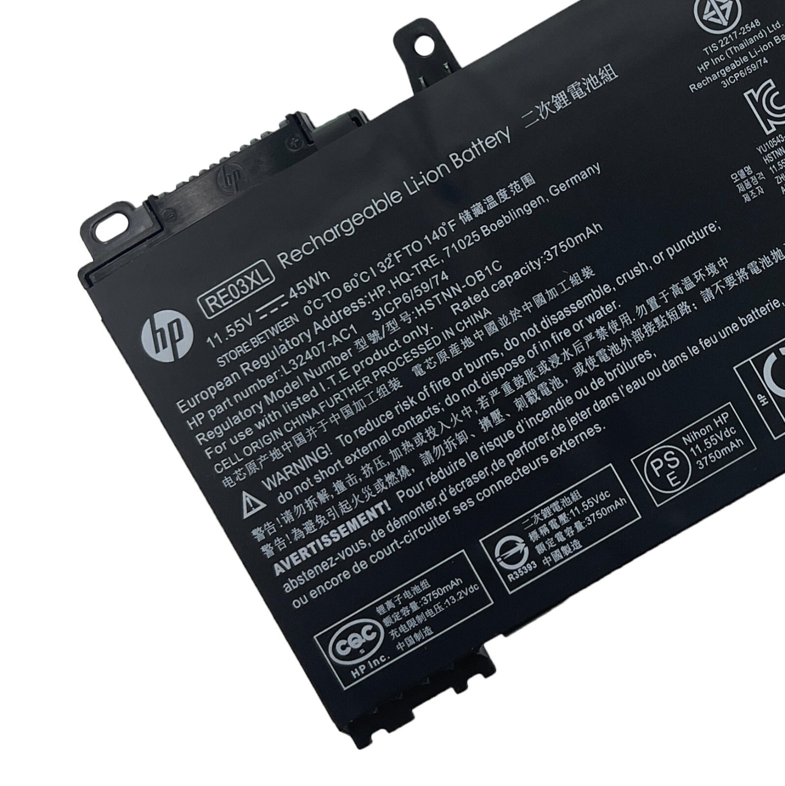 NEW Genuine OEM 45Wh RE03XL Battery For HP ProBook 430 440 445 450 455 455R G6