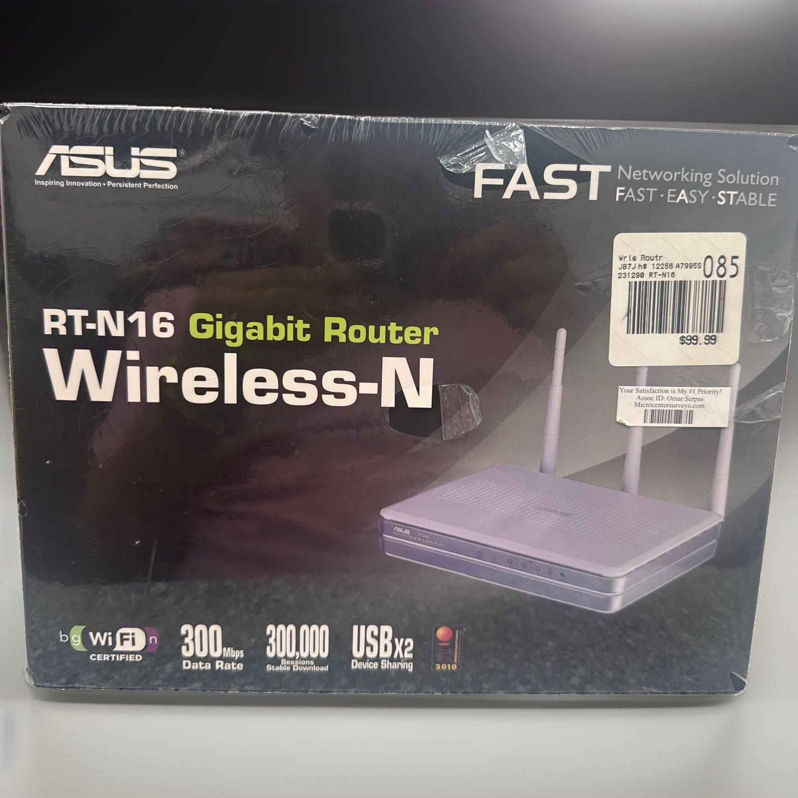 ASUS RT-N16 4-Port Gigabit Wireless N Router w/Latest OpenWRT Firmware