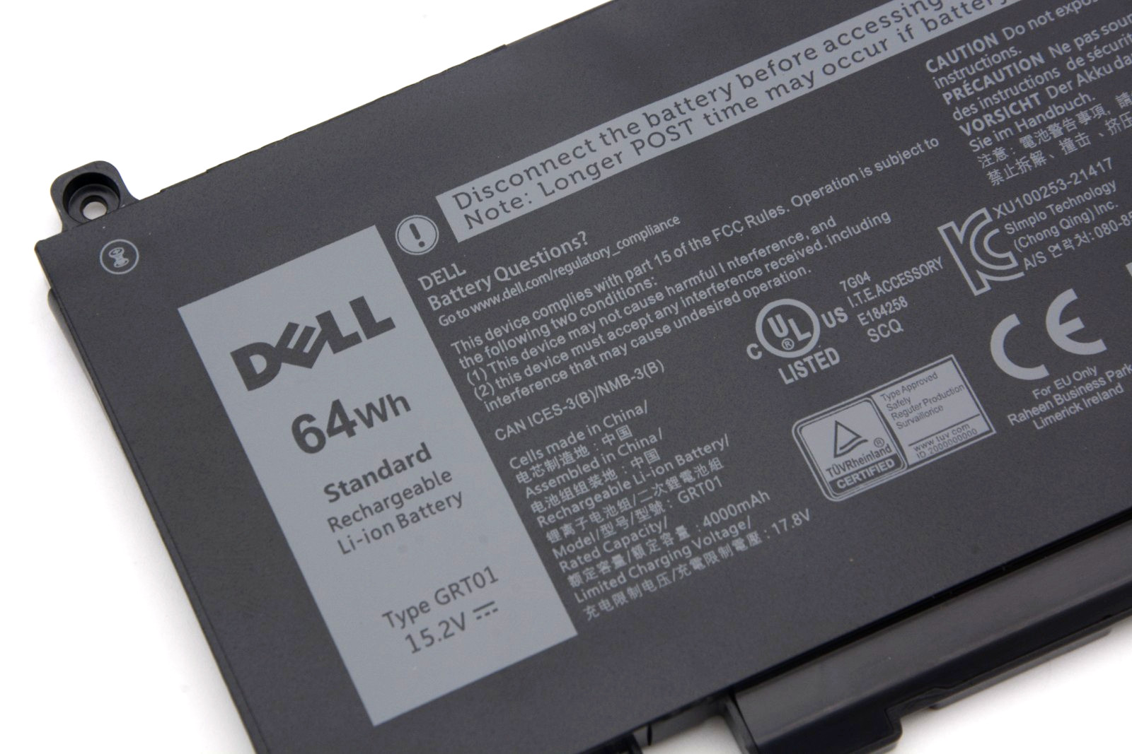 New Genuine 64Wh GRT01 R05P0 Battery for Dell Latitude 5421 5521 3561 3591 05RGW