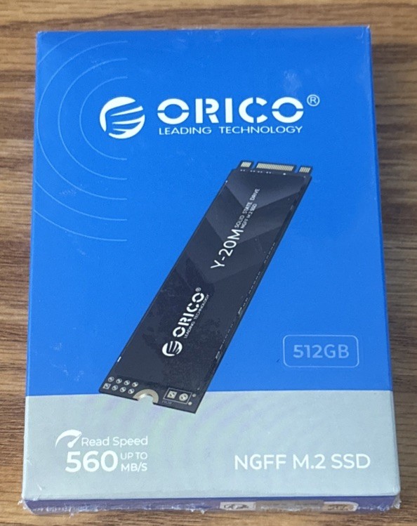 ORICO Y-20M 512GB M.2 2280 SATA SSD NGFF Internal Solid State Hard Drive SEALED