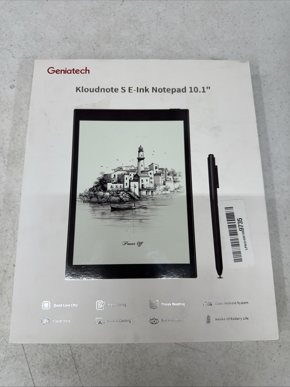 Geniatech Kloudnote S E-Ink Notepad 10.1” Openbox