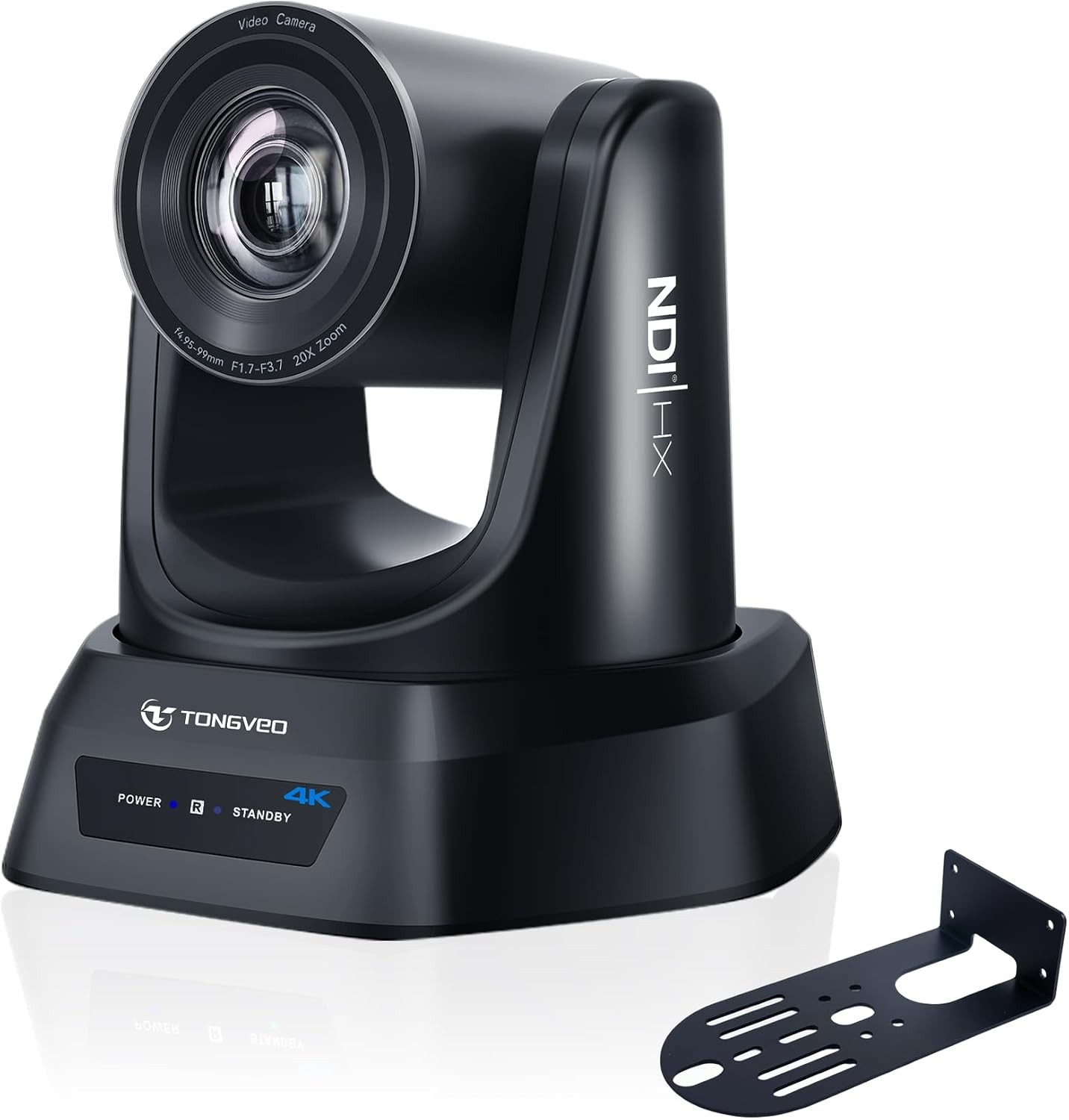 4K NDI PTZ Camera AI Auto-Tracking 20X Zoom HDMI IP SDI USB
