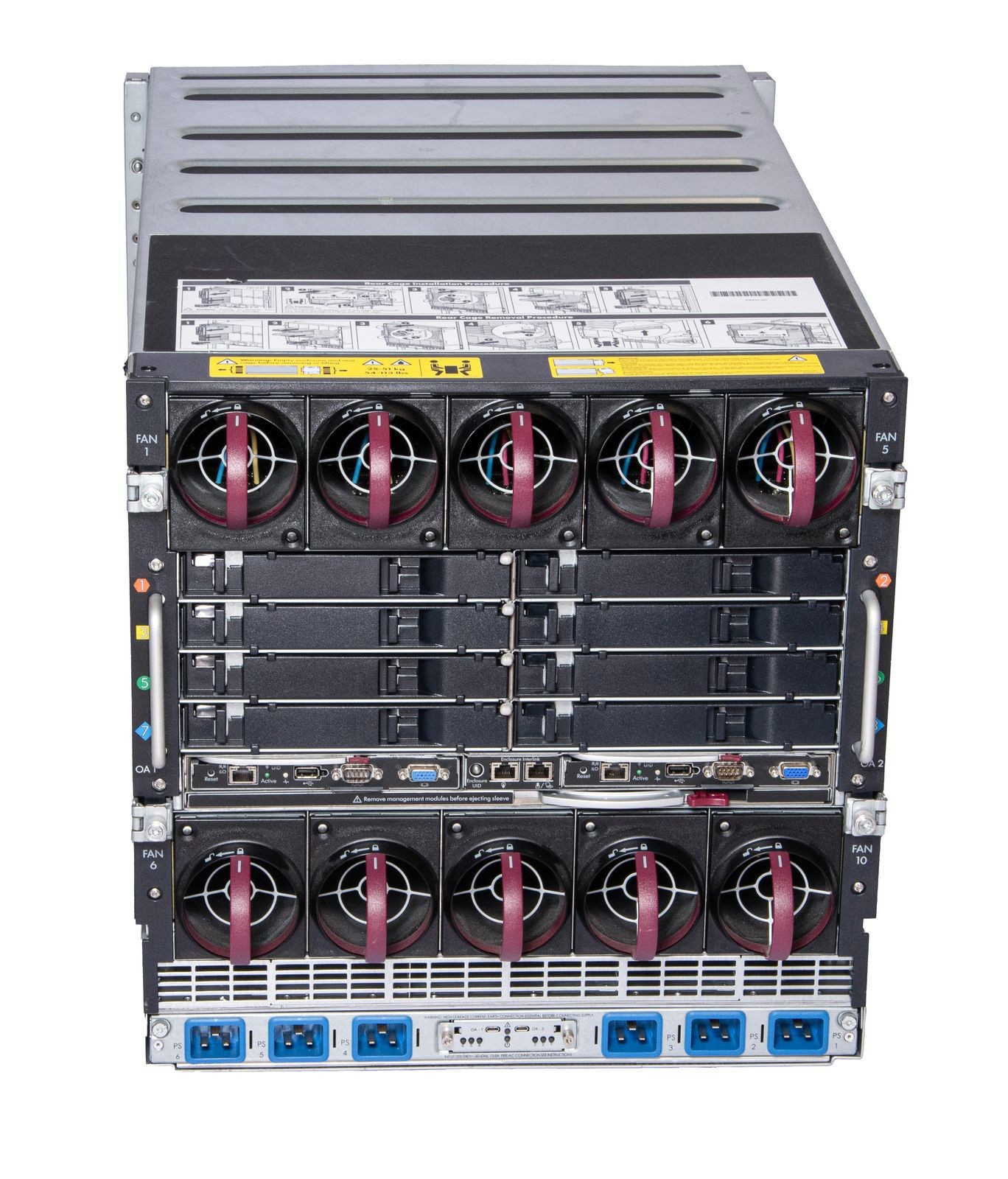 HPE C7000 AD361D Enclosure w 8 x Itanium BL860c i2 9350 i2 1.73GHz Blades AD399A