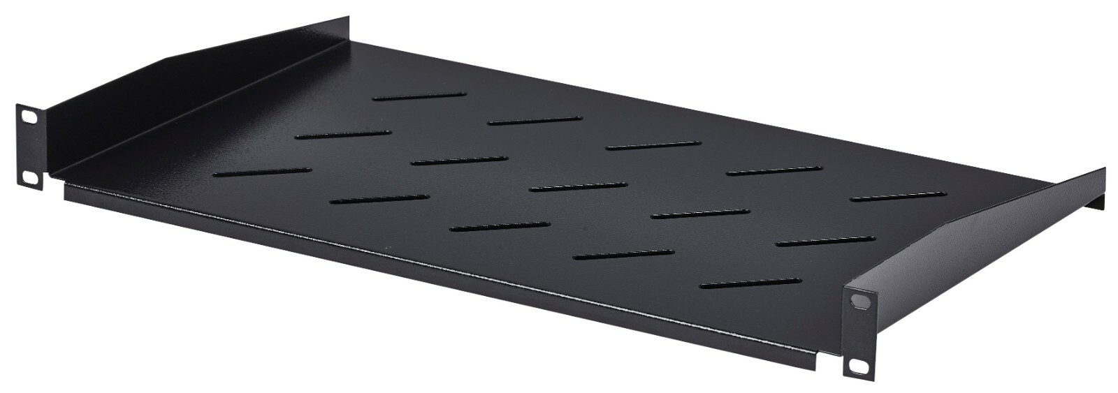Cantilever Server Network Cabinet Shelf Vented Rack Mount 19" 1U Black 10" 250mm