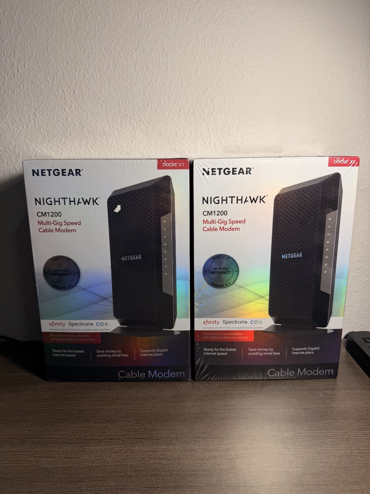 NEW - Netgear Nighthawk CM1200 DOCSIS 3.1 Cable Modem – Multi-Gig Speed