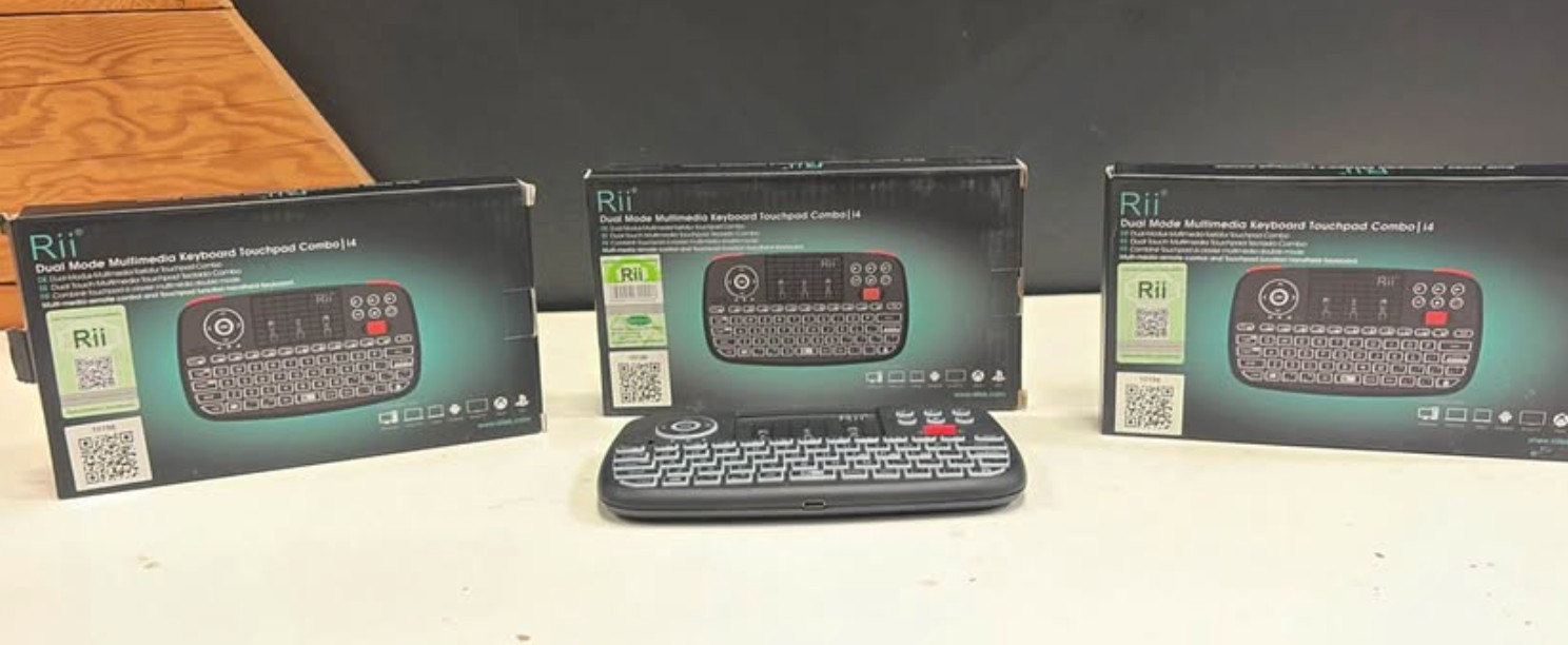 4 Rii i4 Mini Wireless Keyboard + Touchpads
