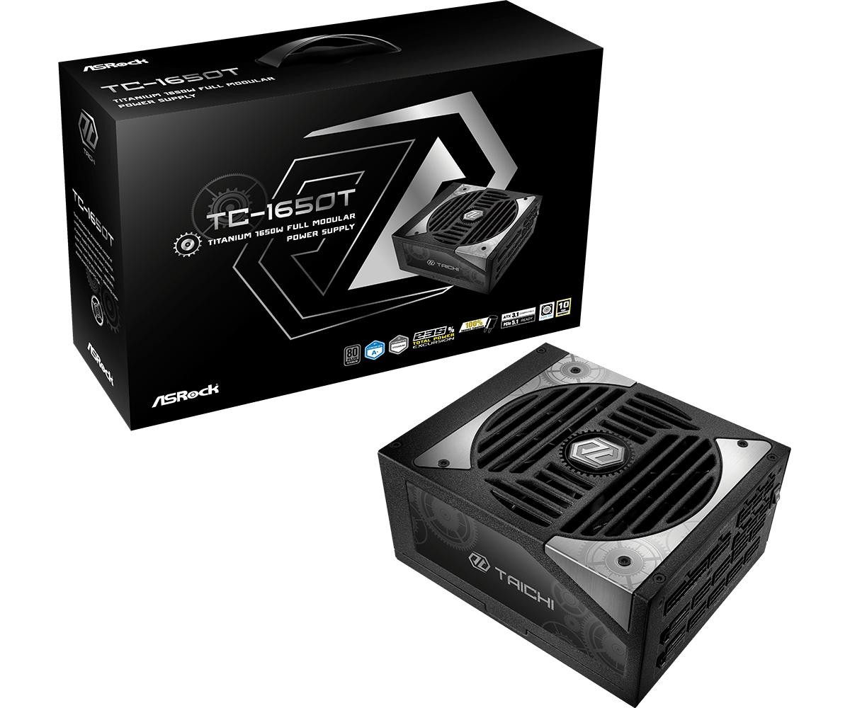 Asrock Taichi TC-1650T power supply unit 1650 W 20+4 pin ATX ATX Black