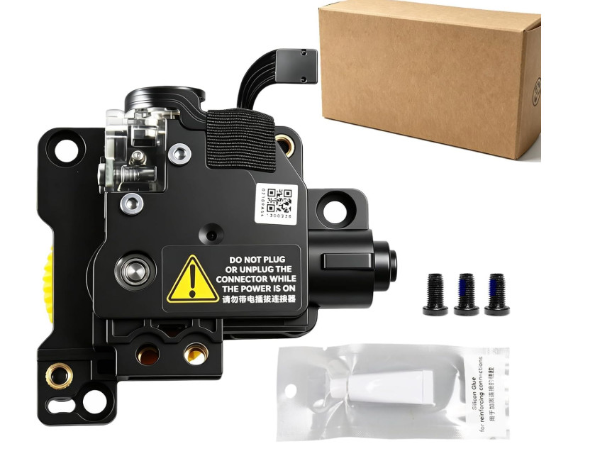 Stainless Steel P1 Extruder Unit for Bambu Lab P1P/P1S 3D Printer