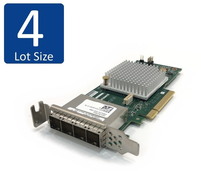 LOT OF 4 SUN Oracle 16 Port 12Gbps SAS-3 PCIe 16x6G HBA ASA-80165H 7310615