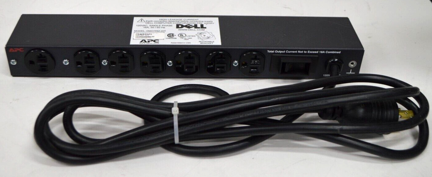NEW Dell APC 043DRY DMO7RM-20T PDU Power Distribution Unit (Open Box)