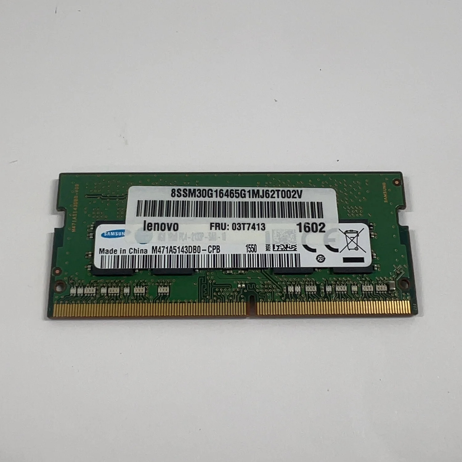 Samsung 4GB1Rx82133PSA0-10 4GB (4x1GB) RAM DDR4 2133MHz