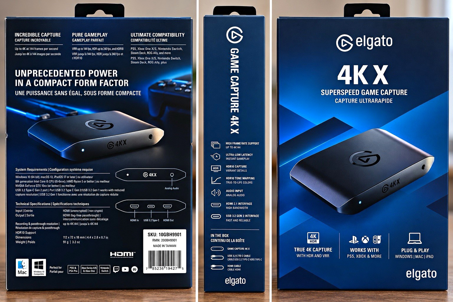 Elgato 4K X Video Capture Set-Top Box HDR10 HDMI In/Out USB-C
