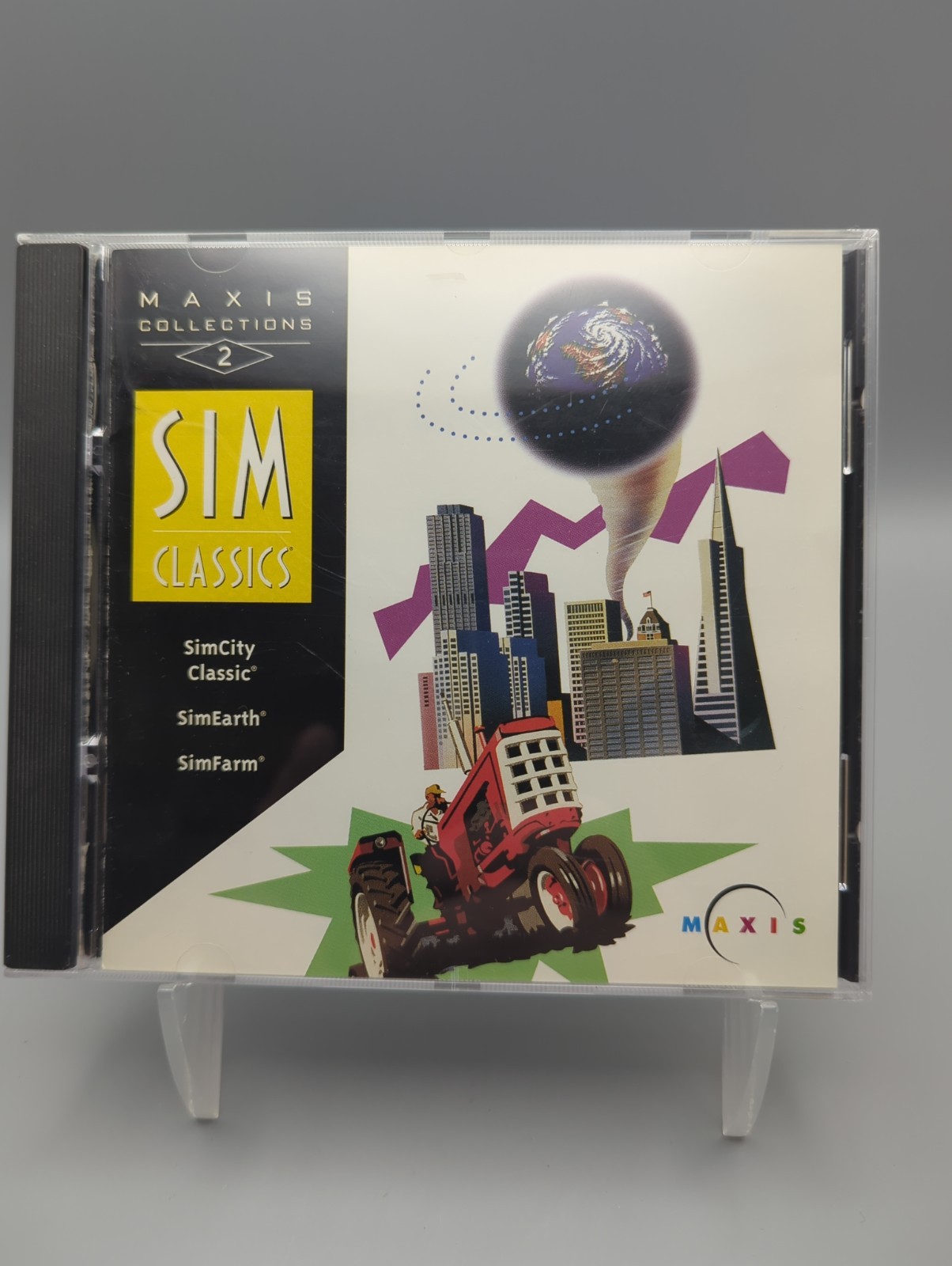 Sim Classics Collection 2 + Manual PC CD SimFarm SimEarth SimCity Classic games