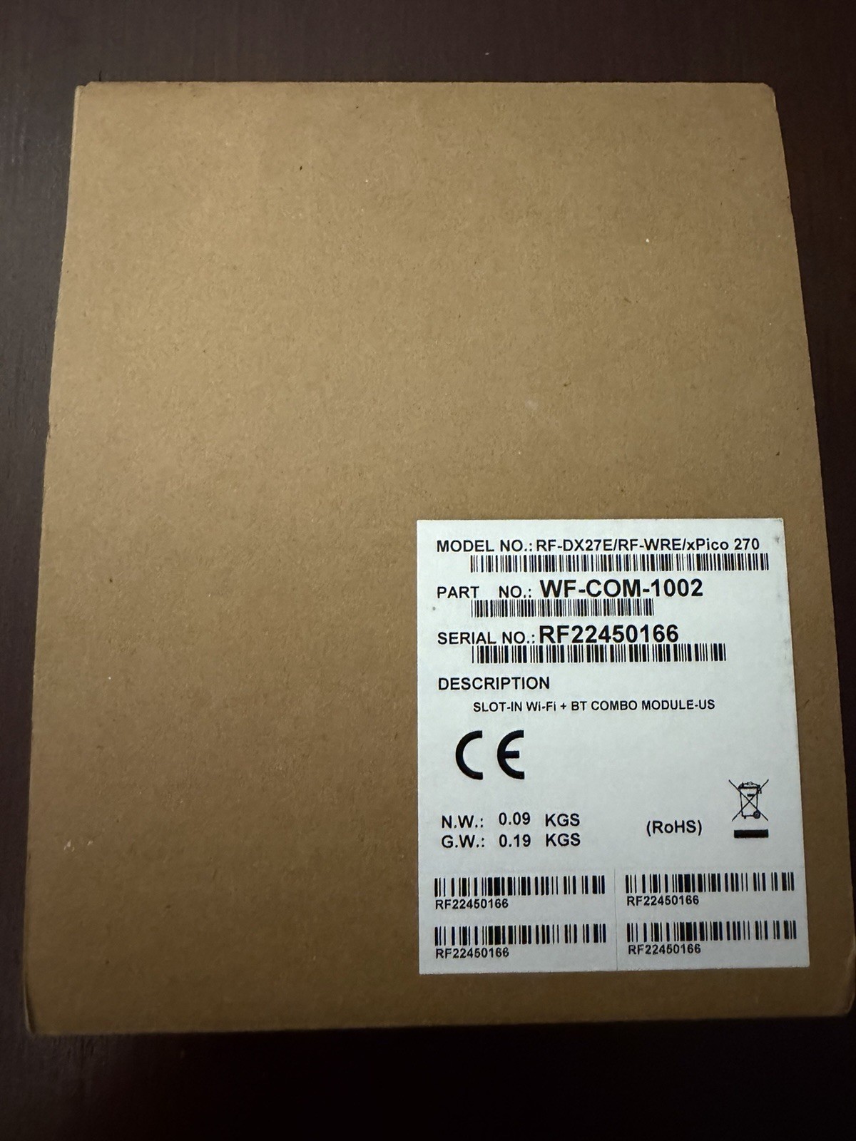NEW Genuine TSC WF-COM-1002 RF-WRE WiFi Bluetooth Module TX210 TX610 MH