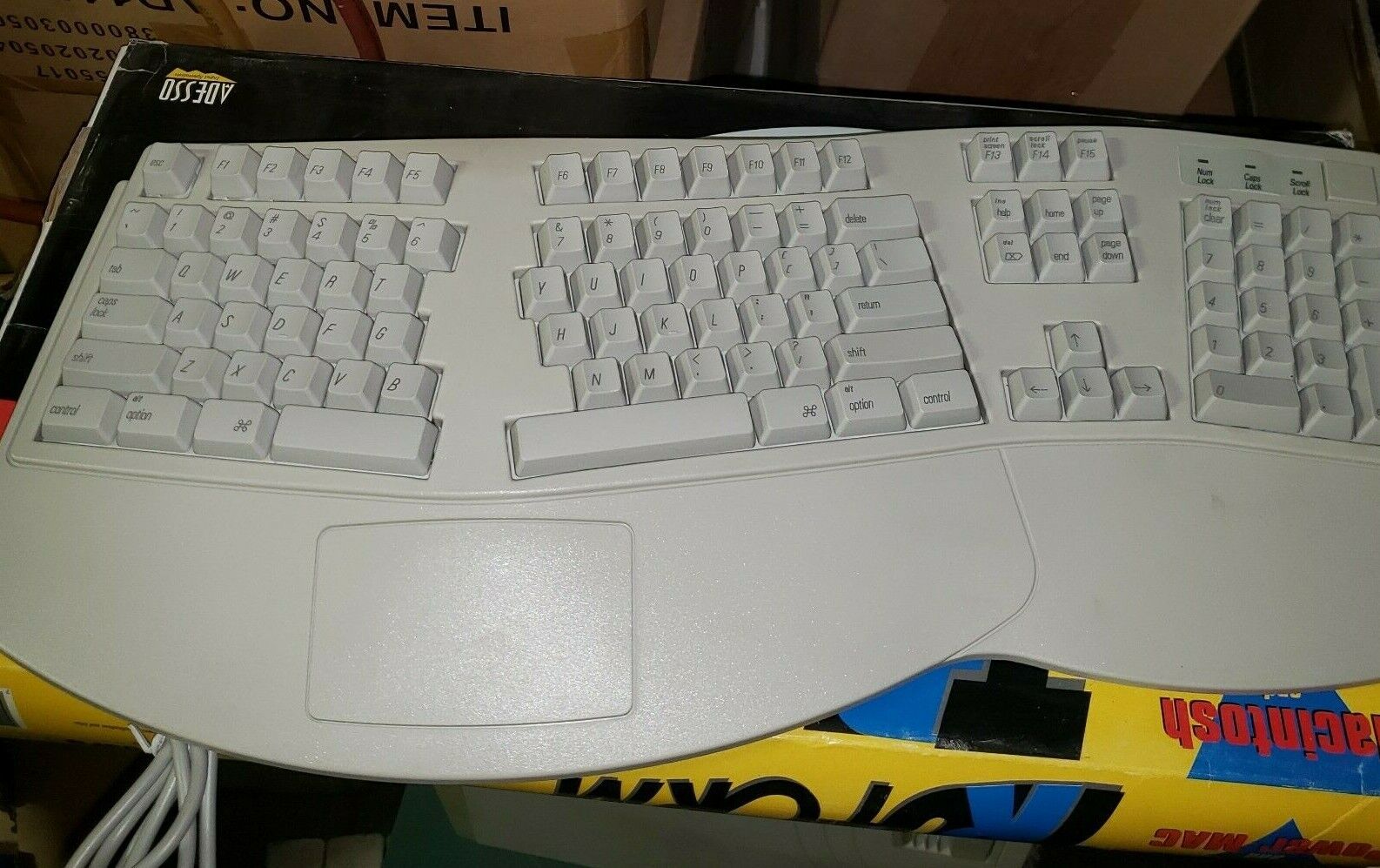Adesso Tru-Form Apple Macintosh Ergo ADB MAC Keyboard mouse ADB Ports Natural 