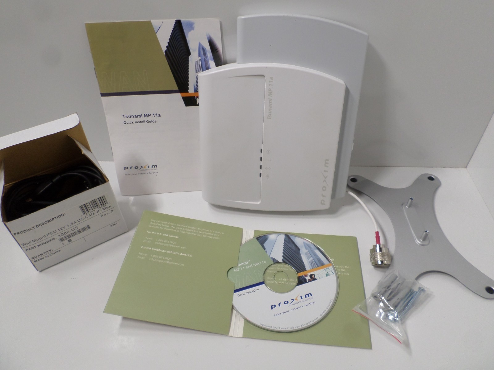PROXIM TSUNAMI MP.11a Base Station Unit 5Ghz 5054-BSU-US