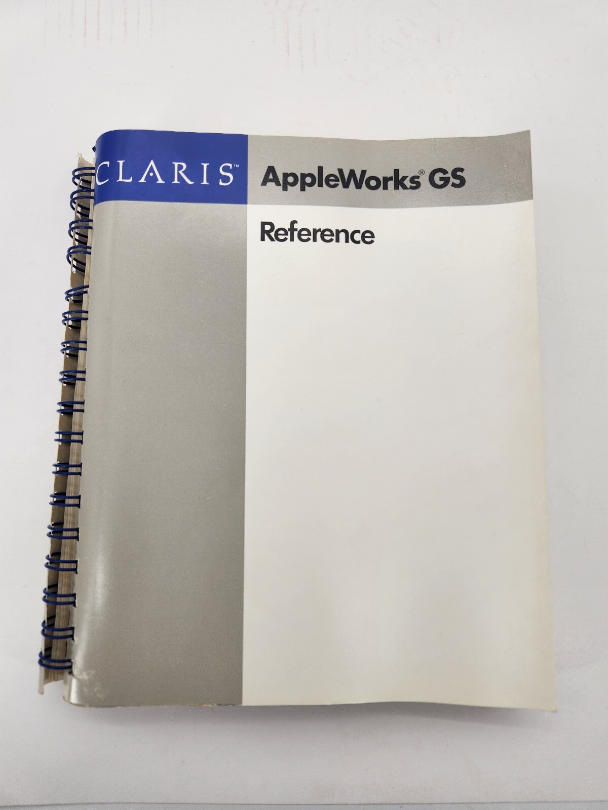 AppleWorks GS Reference Manual [Spiral-bound] [1988] Claris Corporation