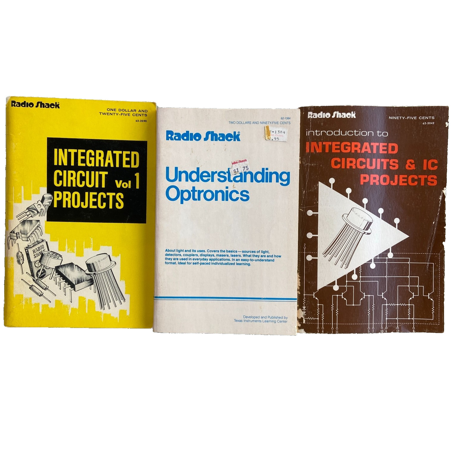 Vintage Radio Shack Book Integrated IC Circuit Projects Understanding Optronics