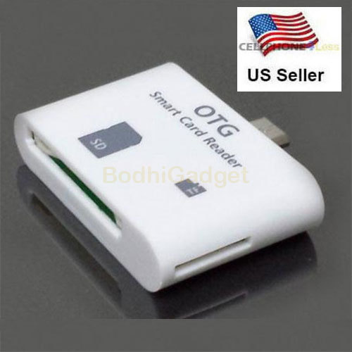 5 in 1 Multi-functional Micro USB Smart Card Reader Adapter For OTG Smartphone