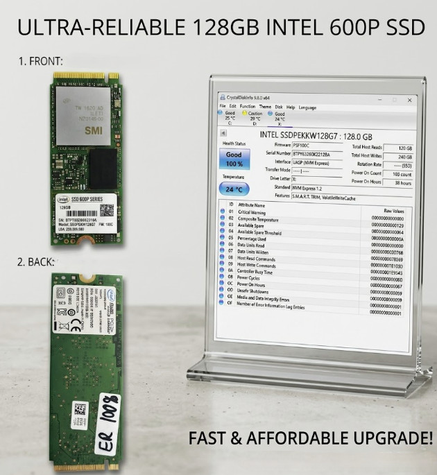 Intel SSD 600P Series 128GB NVMe M.2 SSD