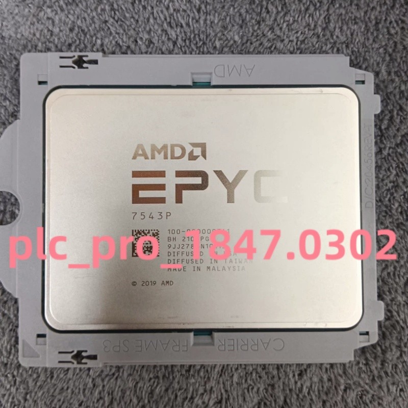 Used AMD EPYC 7543P Unlock SP3 2.8GHz 32C/64T 256MB 225W CPU 100-000000341