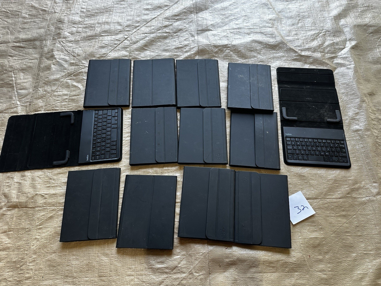 Lot of 13 Belkin Portable Keyboard Case Model F5L146 for IPad Kindle