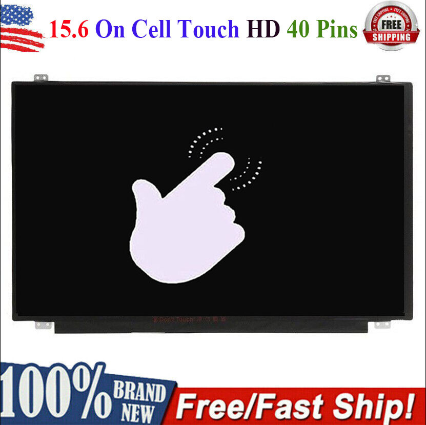HP PN 809612-013 NT156WHM-T00 OnCell Touch LCD Screen Glossy HD 1366x768 40Pins.