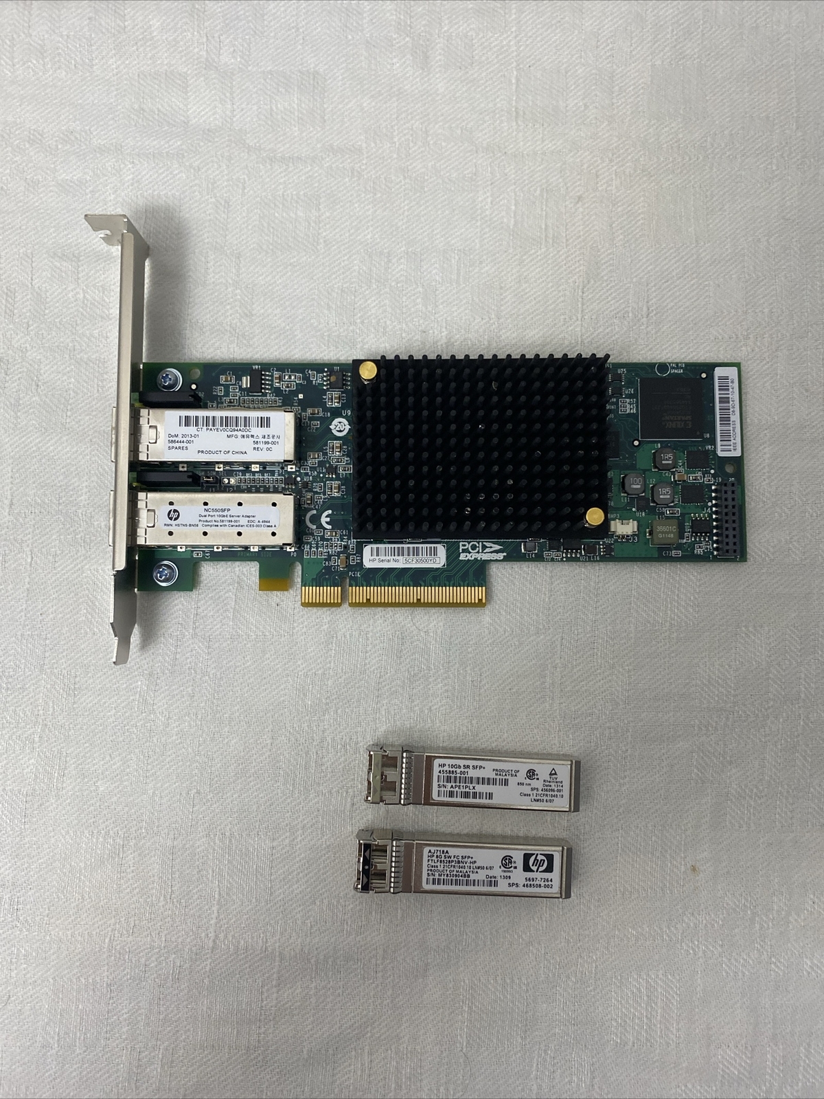 EMULEX 10Gb E Fiber Dual Channel Server Network Card EMU -HSTNS-BN56(A)