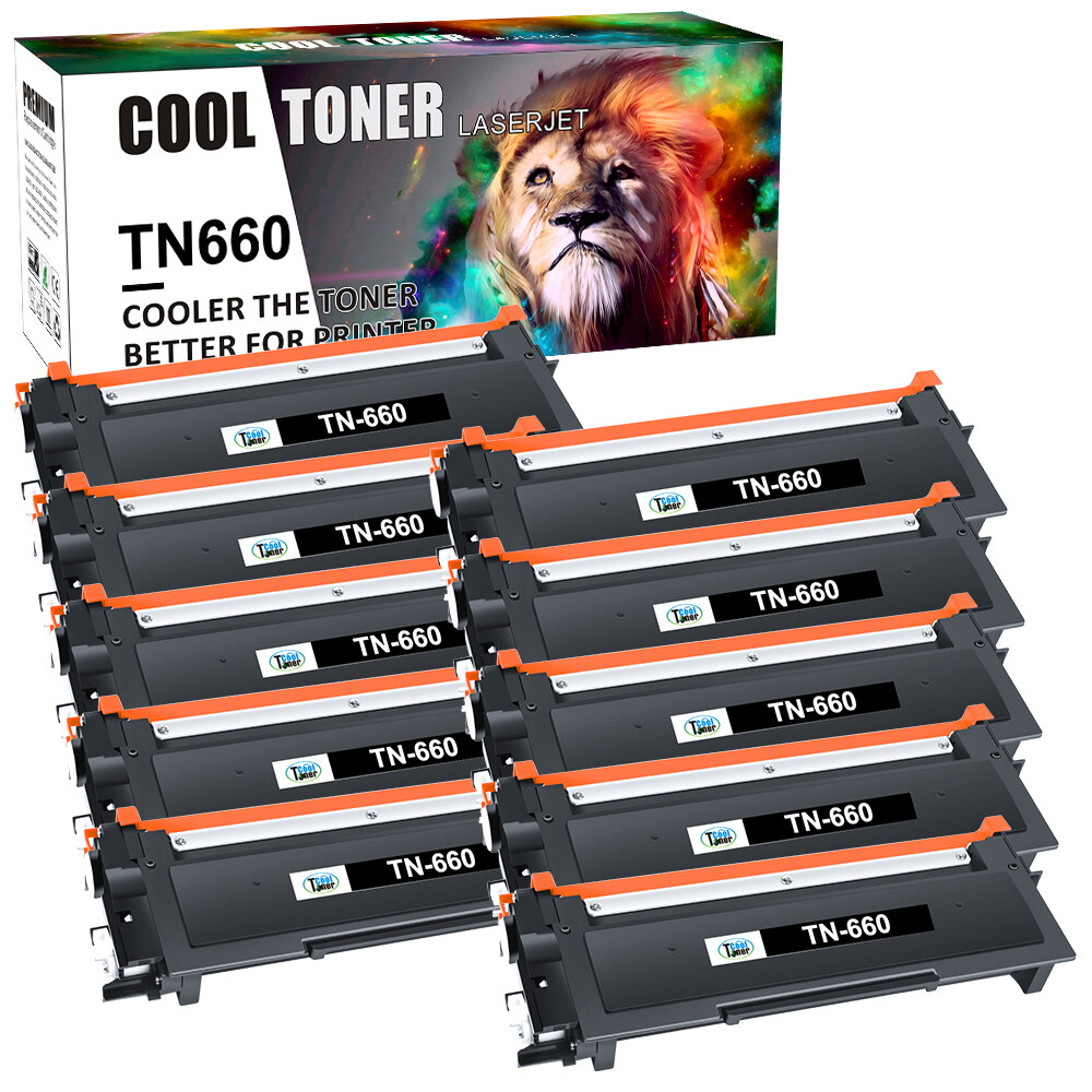 10x HY TN660 Toner Cartridge For Brother MFC-L2700DW HL-L2300D DCP-L2540DW TN630
