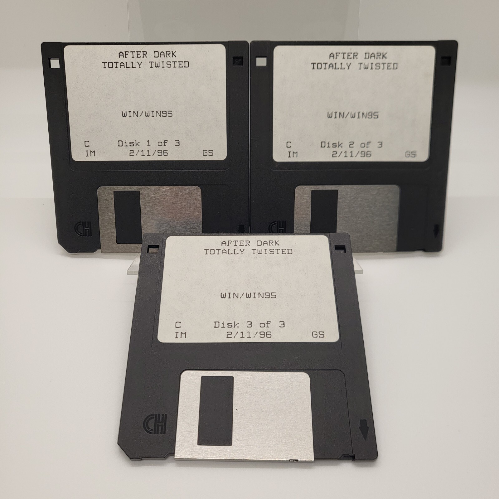 After Dark Totally Twisted Screen Saver Vintage Floppy Disks Used Sold As Blanks
