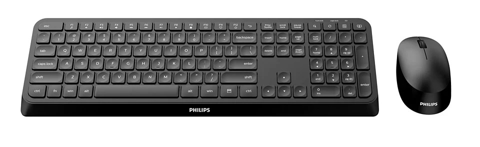 Philips 3000 series SPT6307B/31 keyboard Mouse RF Wireless QWERTY English