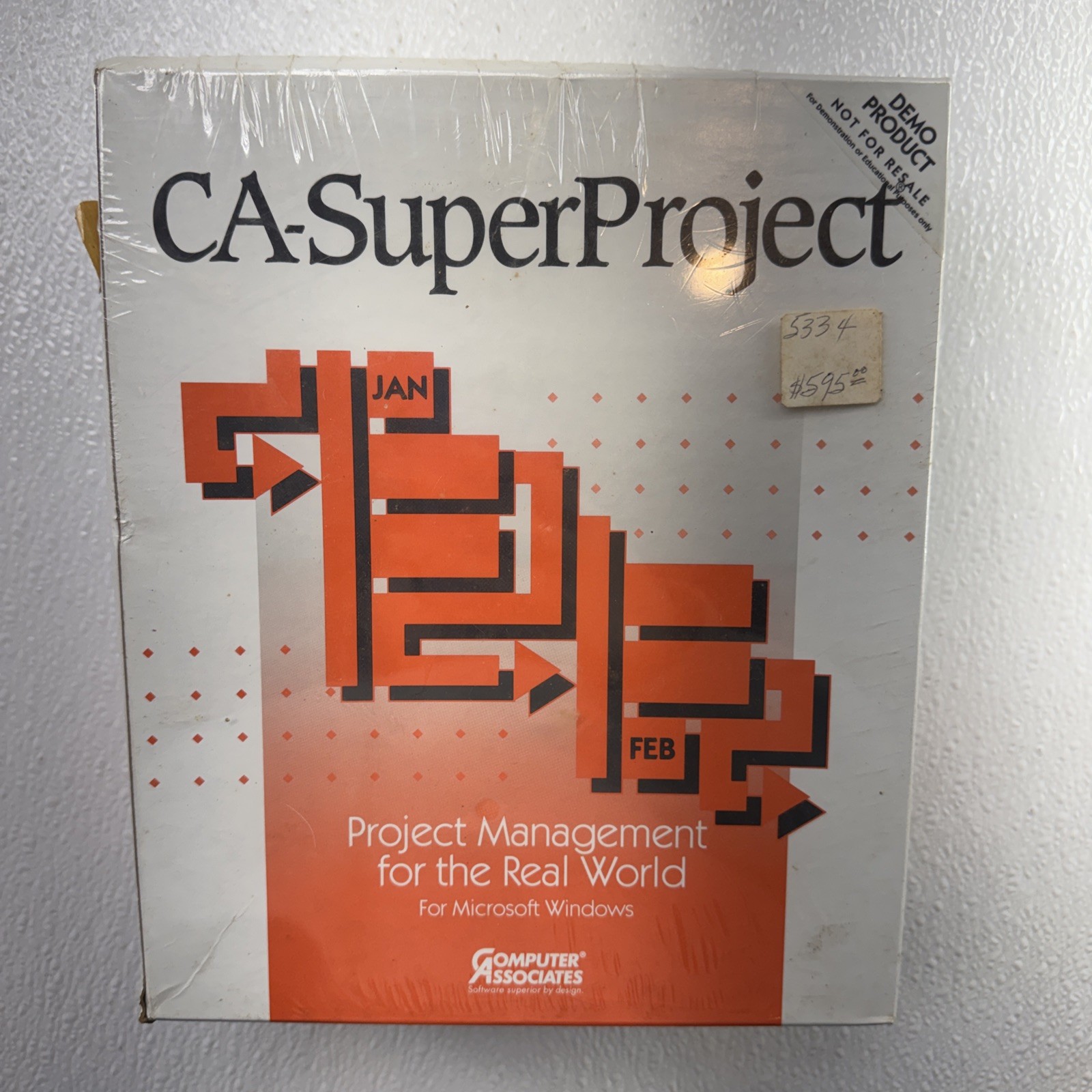 BRAND NEW CA-SuperProject For MS-DOS In Plastic - DEMO VERSION