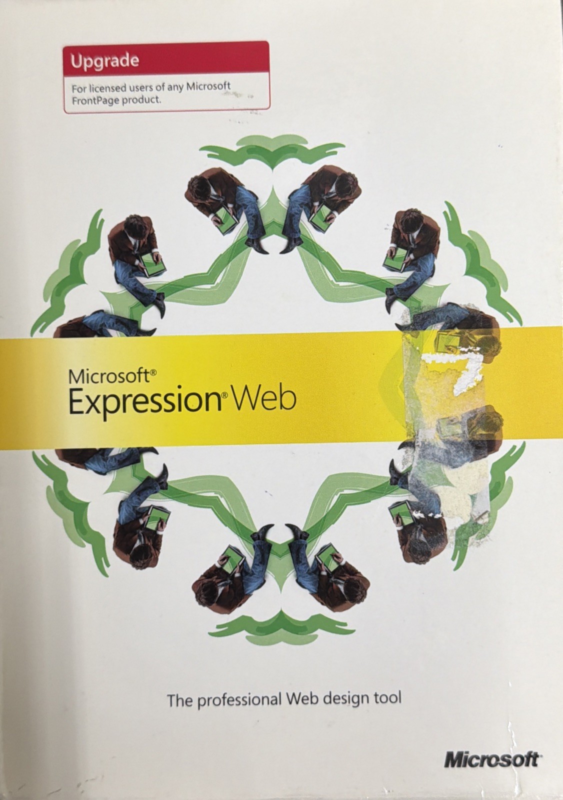 Microsoft Expression Web – Case & CD, 2007, English