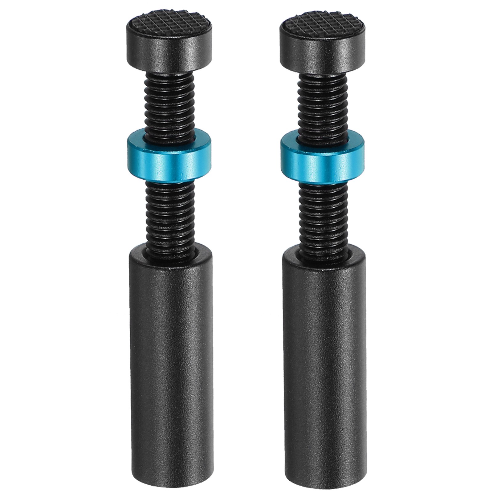 2Pcs Graphics Card Support,49-80mm Adjustable Height, Aluminum Alloy Black, Blue