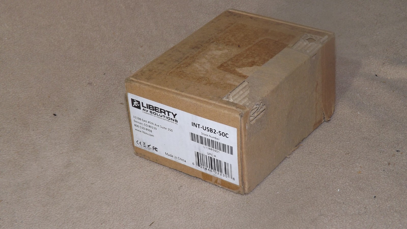 Liberty AV Intelix INT-USB2-50C USB 2.0 Extender - Remote End