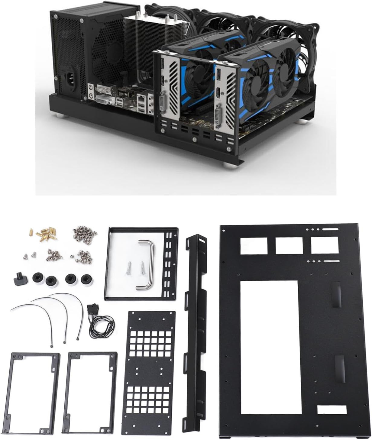 Computer ATX Open Motherboard Rack, DIY Computer Motherboard Case Rack,Atx MATX