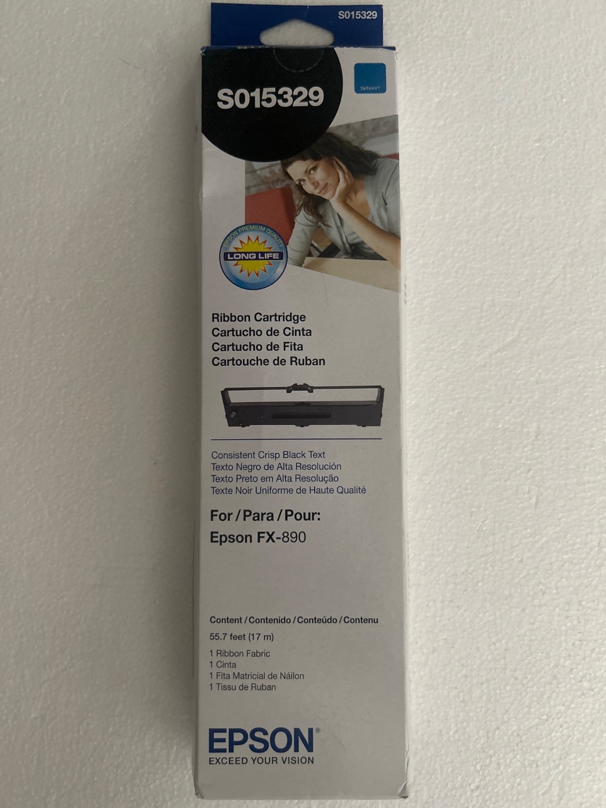 EPSON S015329 Fabric Ribbon Cartridge New