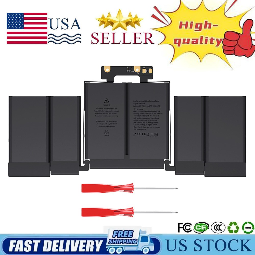 New OEM A1964 Battery for MacBook Pro 13" A1989 Laptop Mid 2018 2019 A2251 2020