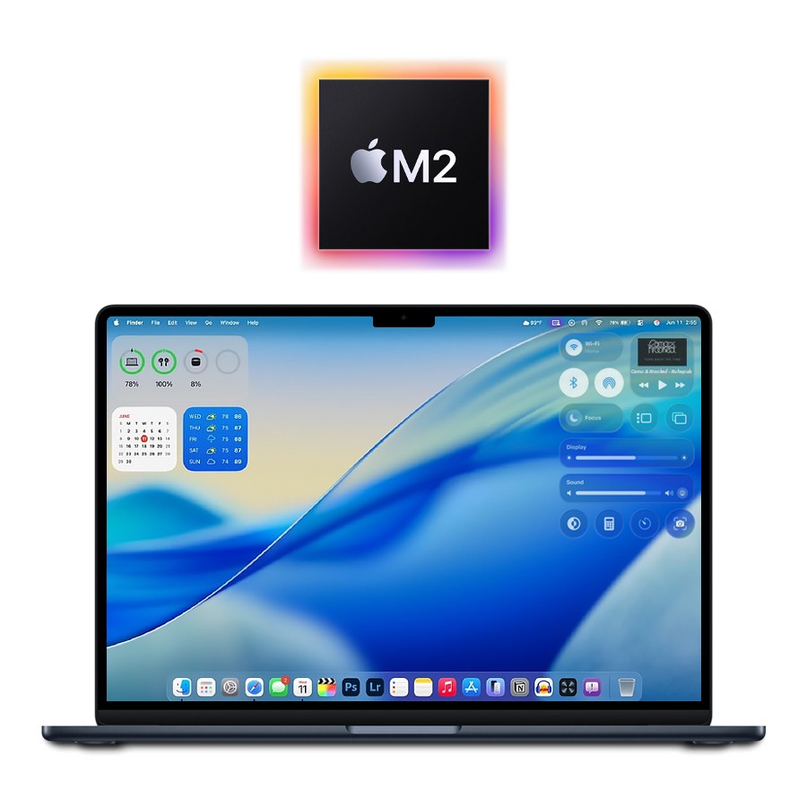 2022 Apple M2 MacBook Air 13" 3.49GHz/8GB/256GB SSD 8-Core GPU (Midnight) A2681