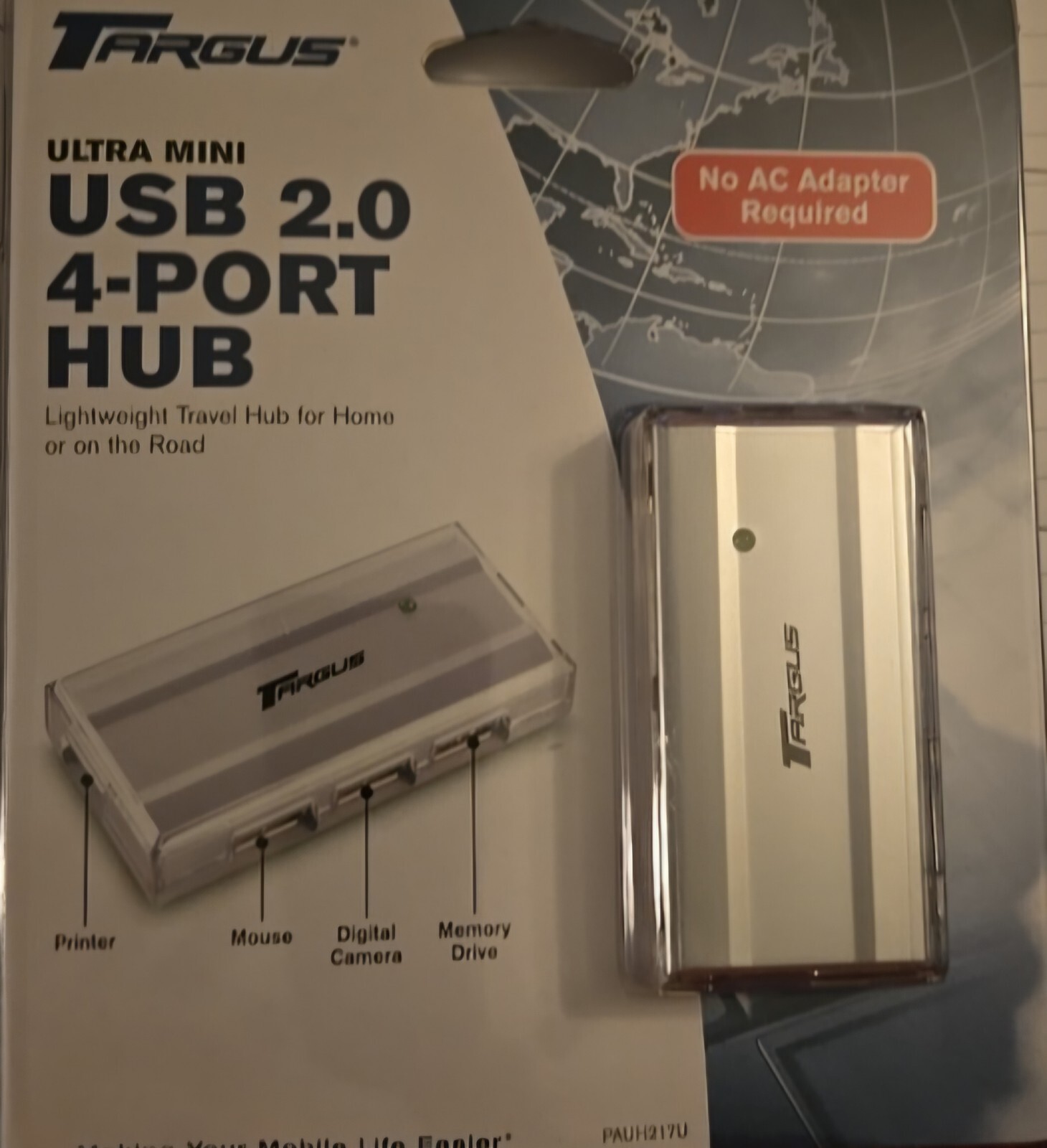 Targus USB 2.0 4-Port Hub Ultra Mini New and Sealed