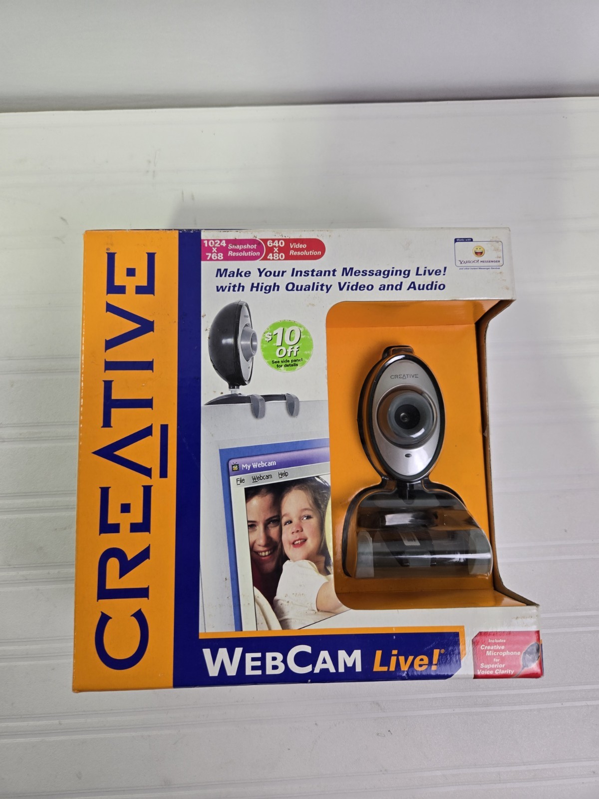 Creative Live WebCam USB Video Camera New Vintage IM Webcam