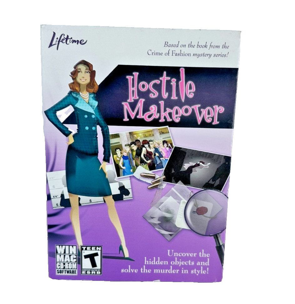 Hostile Makeover PC CD model murder mystery fashion hidden object picture game