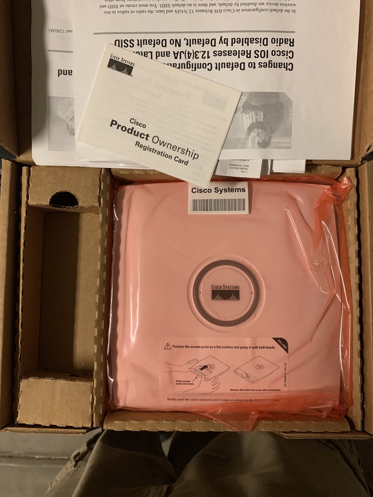 CISCO SYSTEMS AIR-LAP1131AG-A-K9 WIRELESS ACCESS POINT
