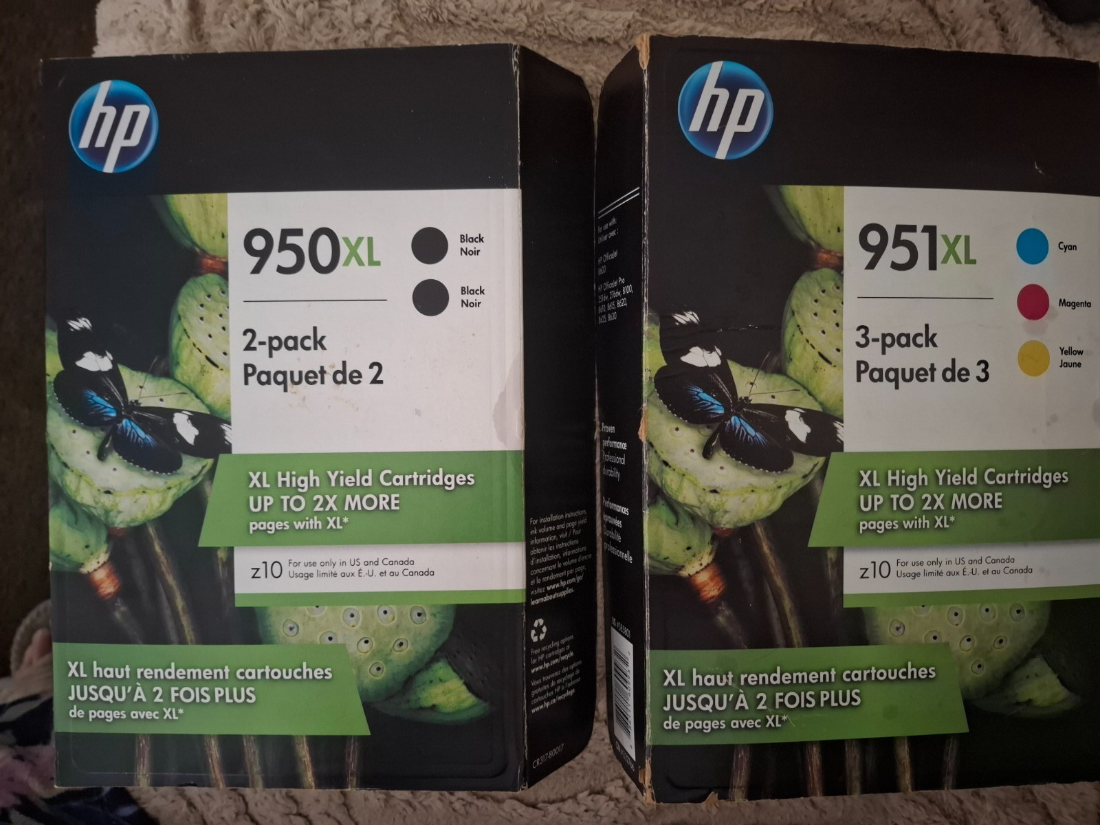 HP 950xl 951xl 5pk   Ink Cartridges OEM  FAST SHIP  2020/22  8100/8600 only