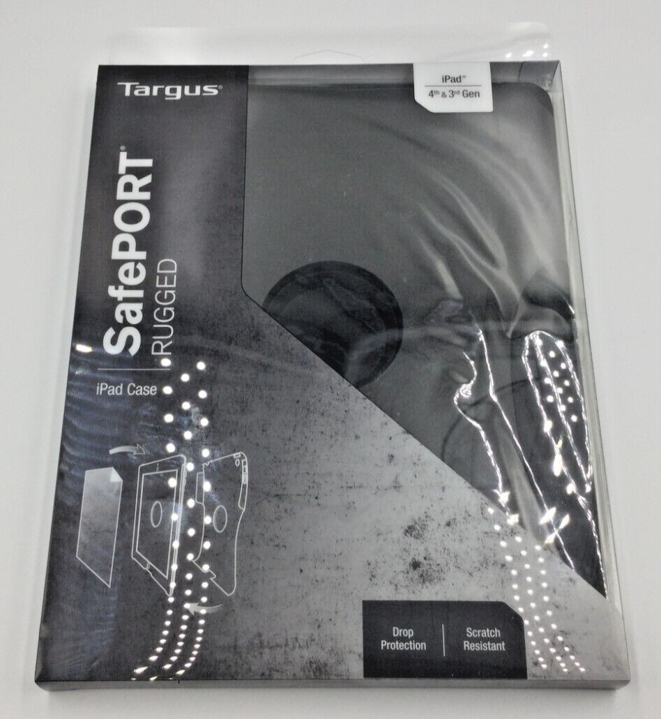 Targus SafePort Rugged Case (Black/Black) Fits iPad 3rd & 4th Generation