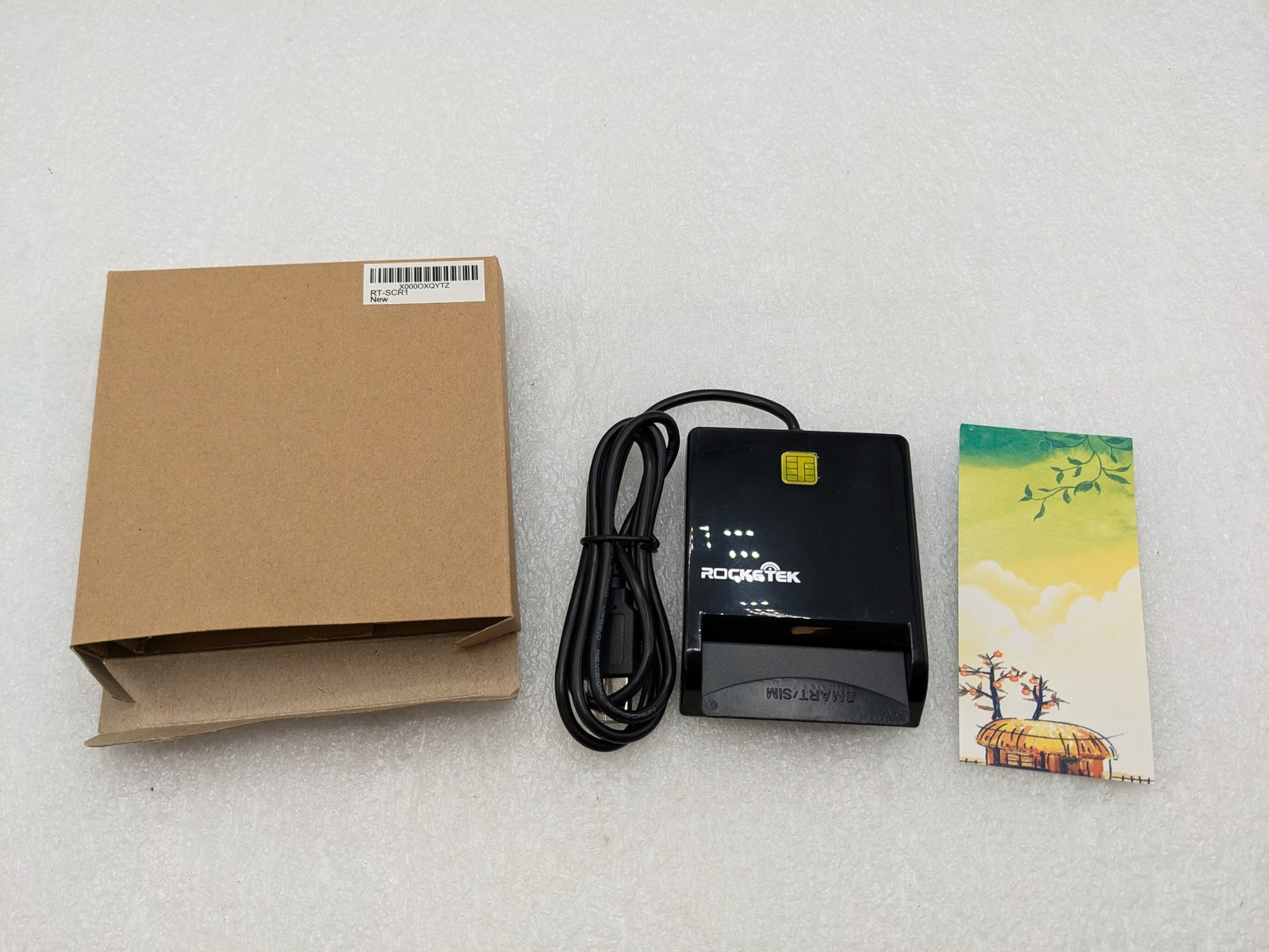 Rocketek Smart Card Reader Military CAC- 