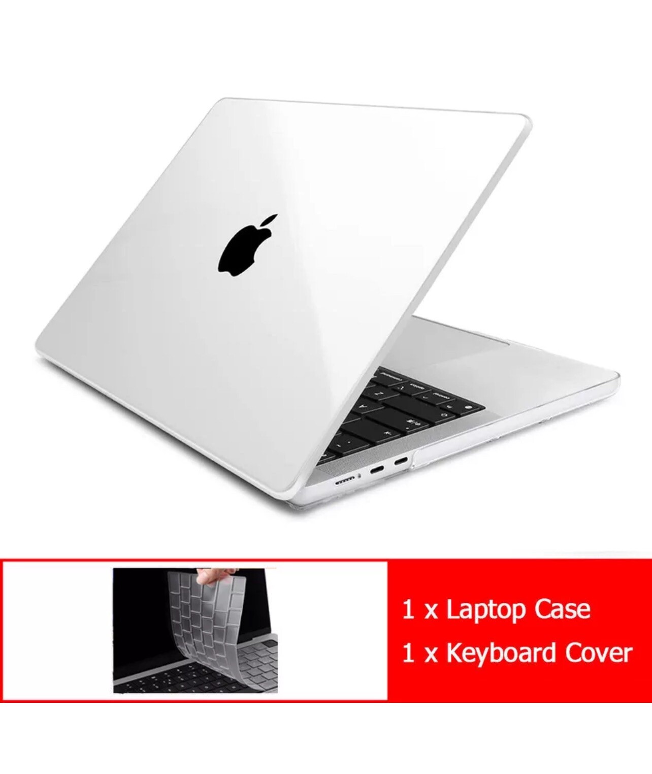 2022-24 For Macbook Air 13.6 A2681 A3113 M3 Hard Case &Keyboard Cover CLEAR