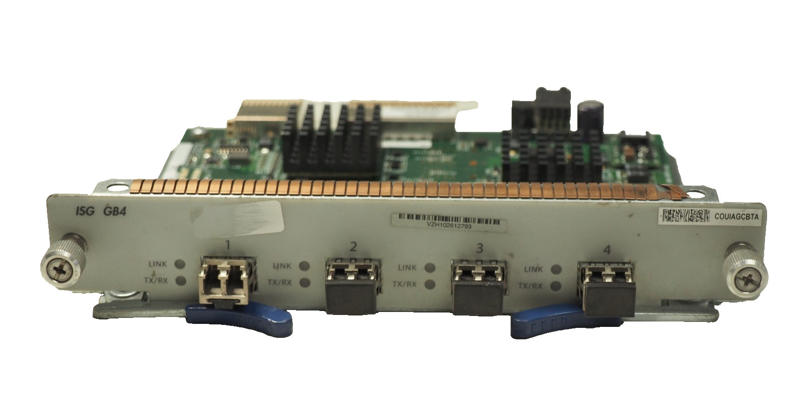 Juniper ISG GB4 NS-ISG-SX4-A  4-Port Tasmania SFP I/O Network Modul 800-0070-002