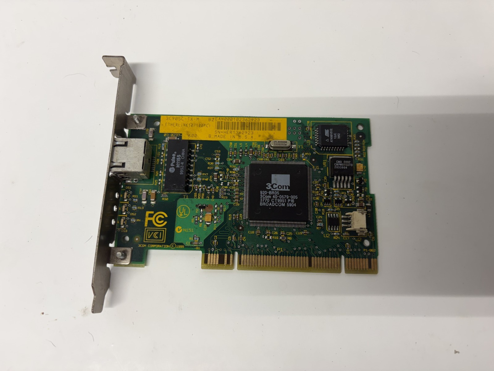 3COM 3C905C-TX-M FAST ETHERLINK XL PCI 10/100 ETHERNET NETWORK CARD 