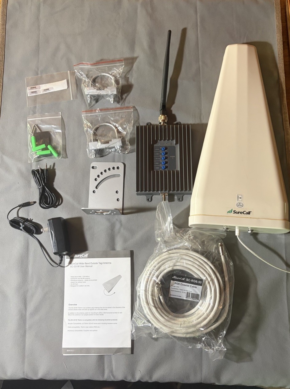 SureCall Wide Band Outside Yagi Directional Antenna SC-231W